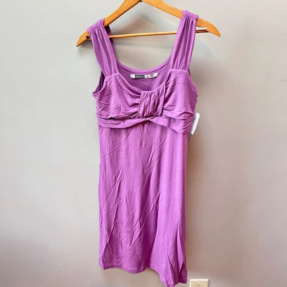 NEW Athleta Purple Sleeveless Dress‎ - S